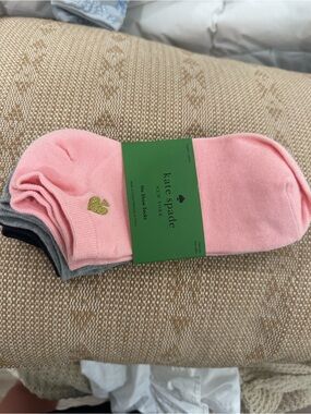 kate spade Women's No-Show Socks (3 Pack)